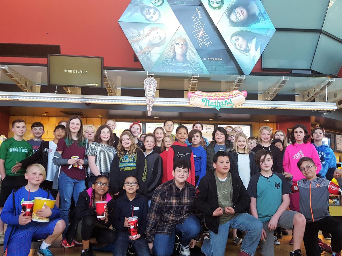 5th and 6th Grade at the Movie Theater