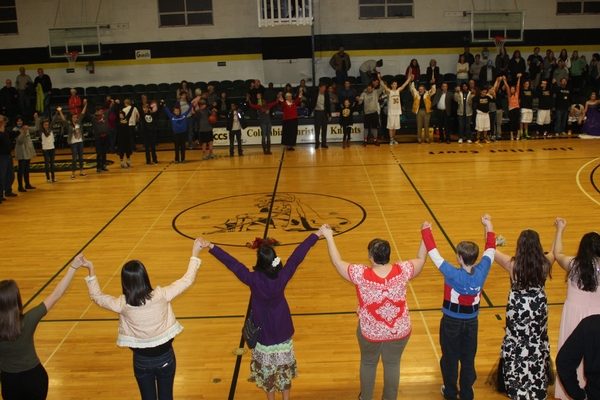 School Song in the Gym