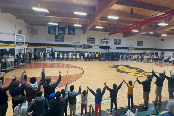 School Song in the Gym