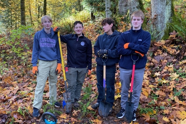 Planting Native Trees in a Local Park